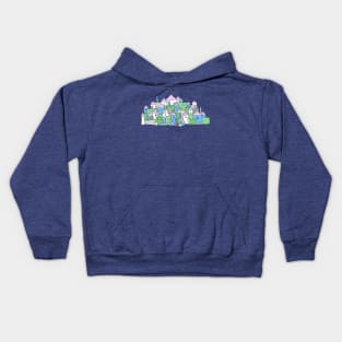 Little castle town Kids Hoodie